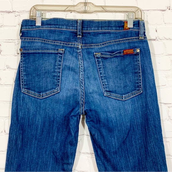 7 for all Mankind Jeans Skinny Crop and Roll - Picture 6 of 9